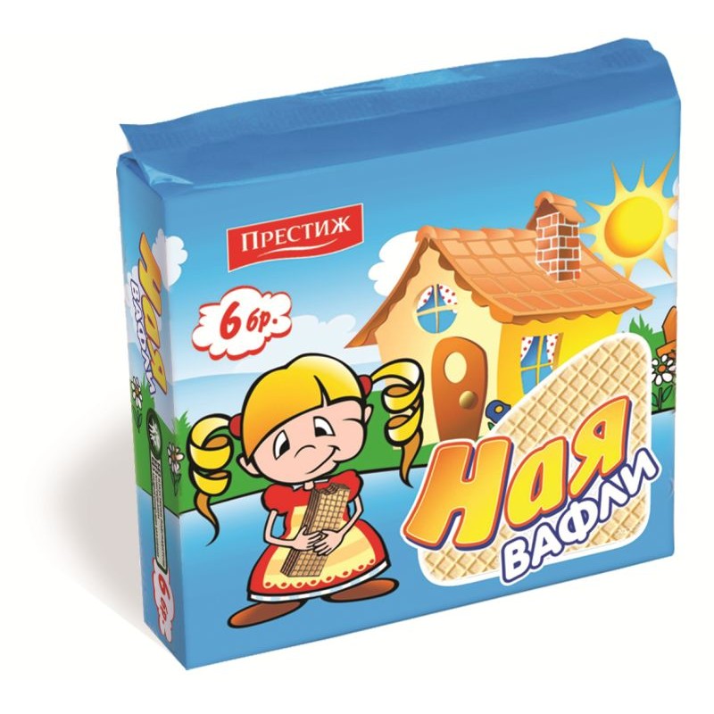 НАЯ 6бр. ВАФЛИ 140гр.