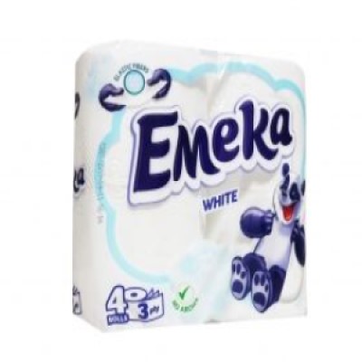 ЕМЕКА WHITE ТОАЛ. ХАРТИЯ 4бр.