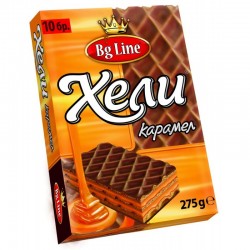 ХЕЛИ ВАФЛИ 10бр. КАРАМЕЛ