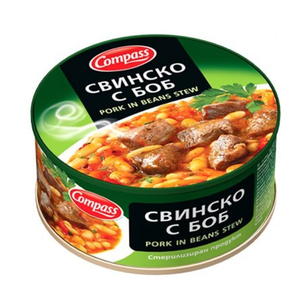 КОМПАС СВИНСКО С БОБ 300гр.